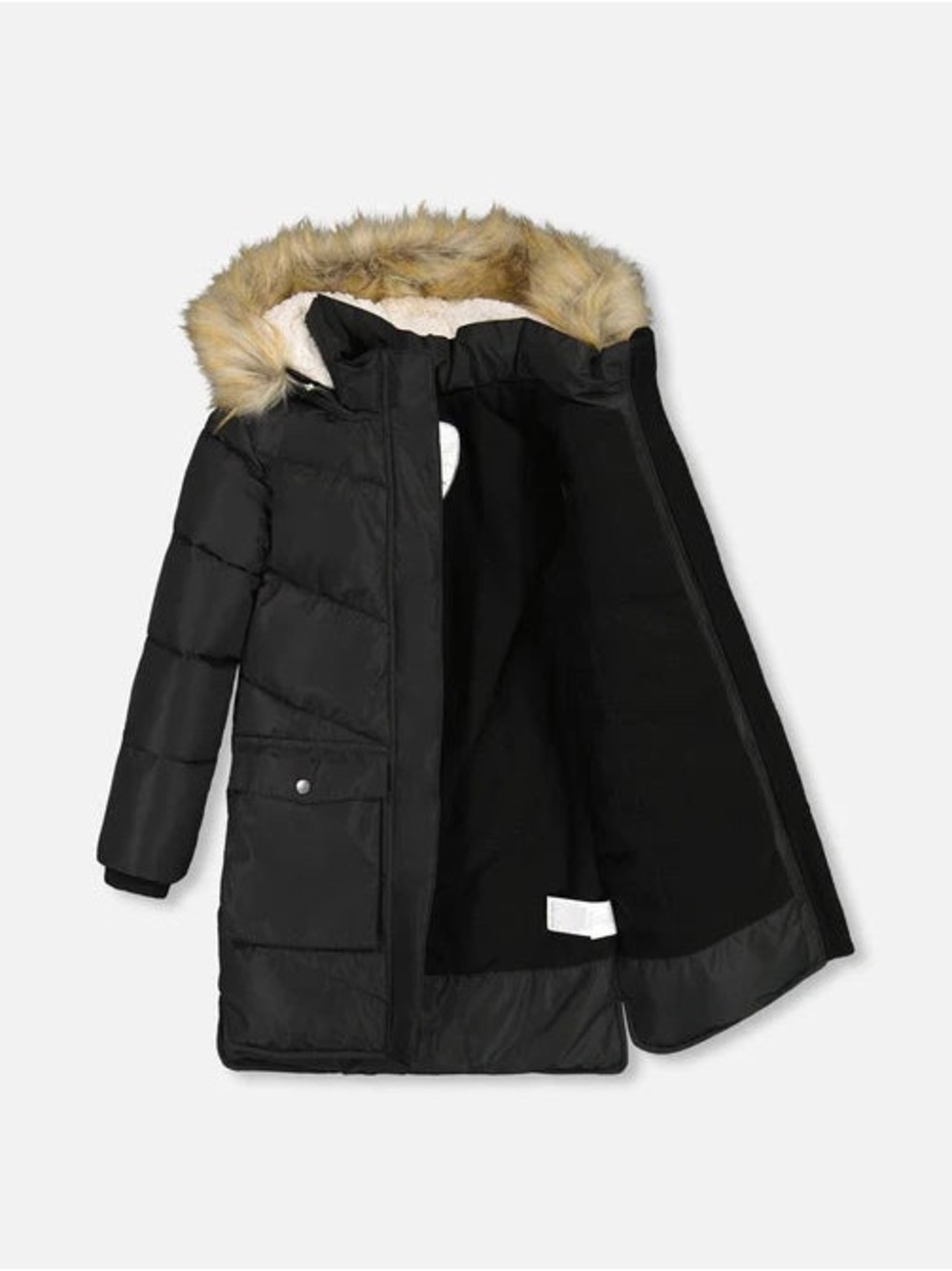 Deux par Deux Long Winter Puffer Girls Jacket